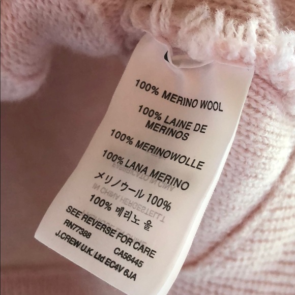 J. Crew | Pink merino wool sweater - Picture 3 of 3